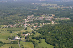 Vue aérienne de Tracy-le-Val CC2V