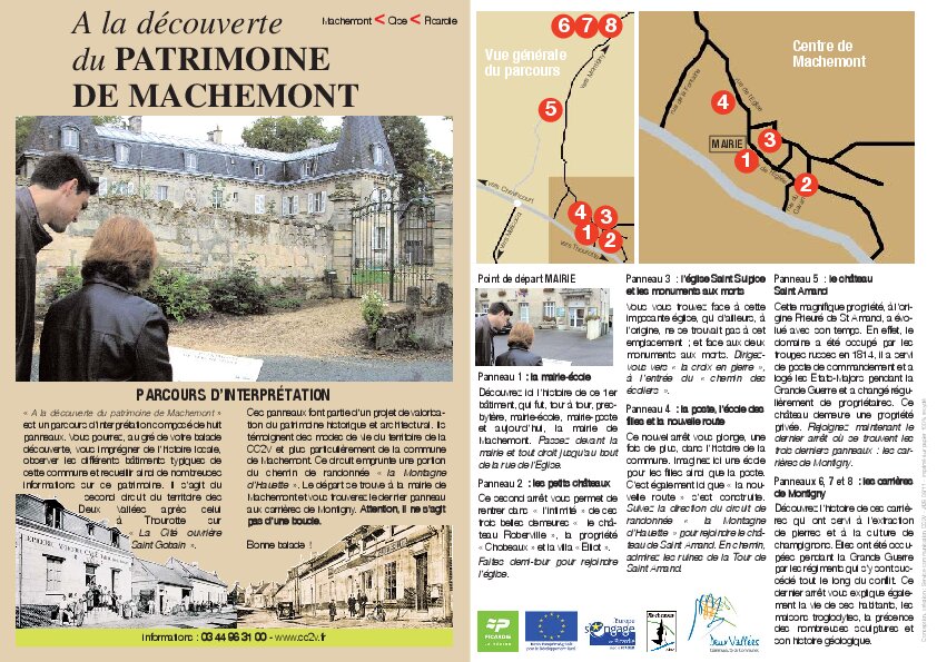 Fiche balade de découverte de la commune de Machemont (Oise)