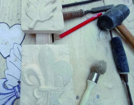 Atelier sculpture sur pierre