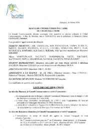 Délibérations du Conseil Communautaire CC2V du 2 mars 2026