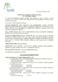 Délibérations du Conseil Communautaire CC2V du 3 février 2025