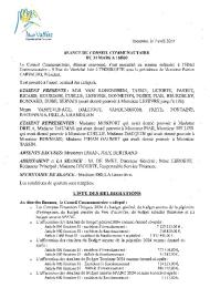 Délibérations du Conseil Communautaire CC2V du 31 mars 2025