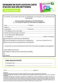 Duplicata carte particulier