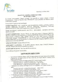 Délibérations du Conseil Communautaire CC2V du 18 mars 2024 - Partie 1