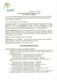Délibérations du Conseil Communautaire CC2V du 22 mai 2023 