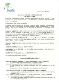 Délibérations du Conseil Communautaire CC2V du 13 mai 2024